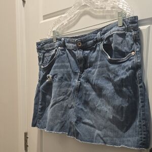 Denim Mini Skirt